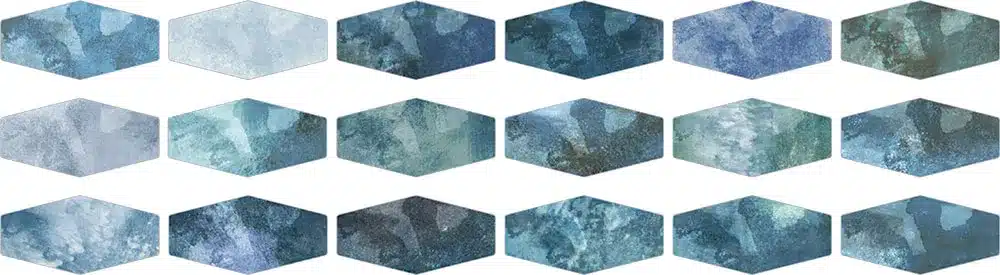 Calm Hex 10x20 Lapis GLOSS