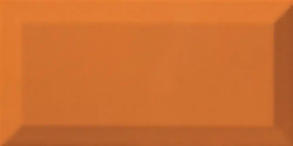 Bisel Naranja Brillo 7,5x15