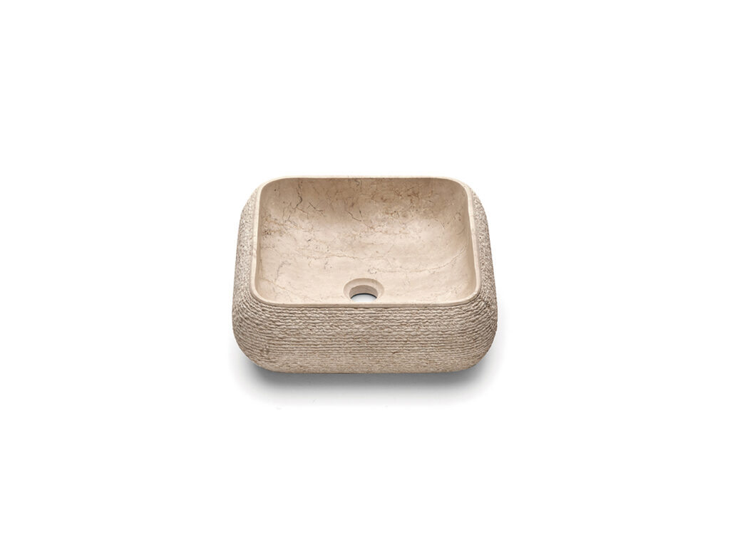 Domed Squere Beige