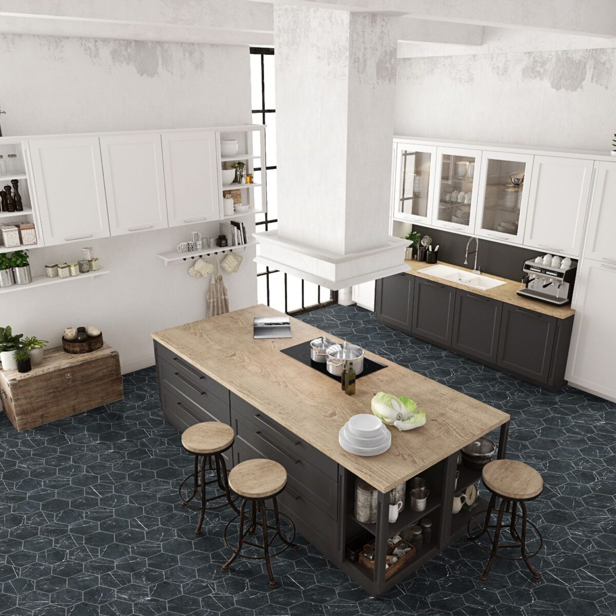 Marquina Hex25