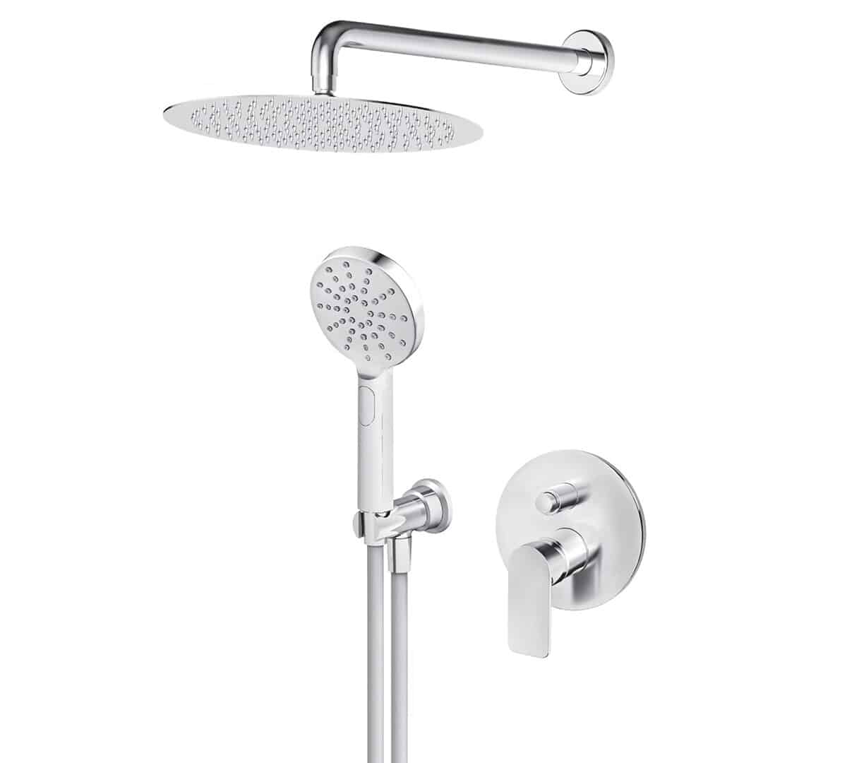 S2 - Uzidna baterija za tuš kabinu, Chrome gloss - 2316011