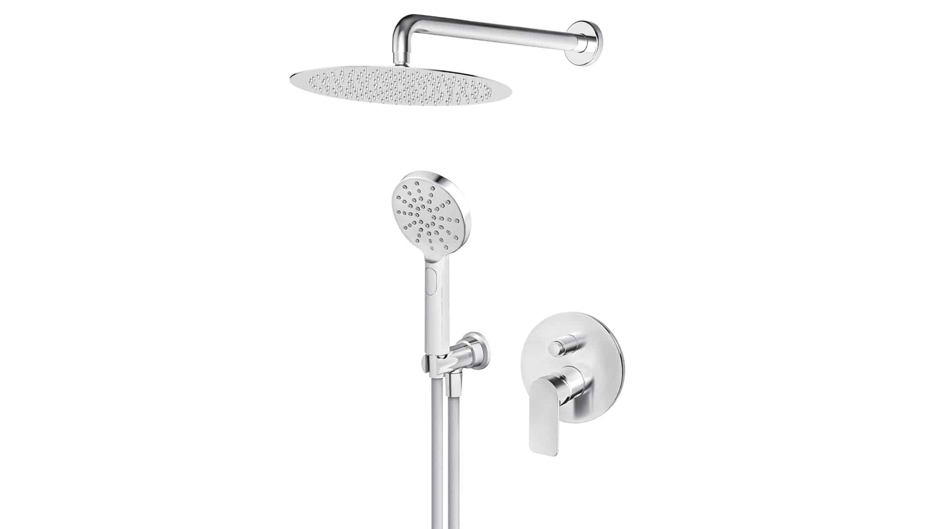 S2 - Uzidna baterija za tuš kabinu, Chrome gloss - 2316011