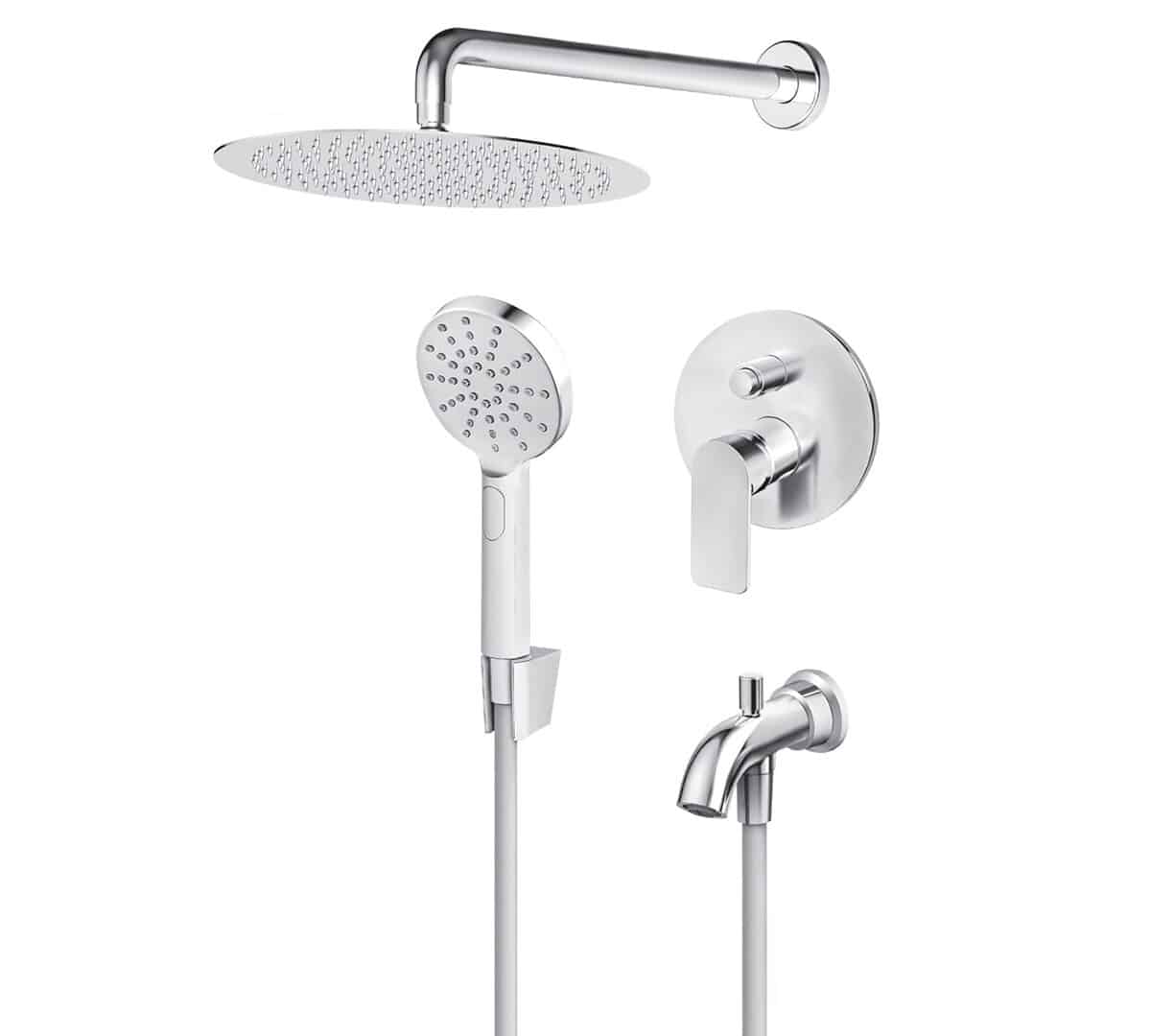 S2 - Uzidna baterija za tuš kabinu, Chrome gloss - 231701
