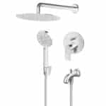 S2 - Uzidna baterija za tuš kabinu, Chrome gloss - 231701