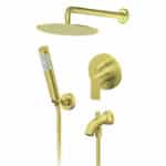 S2 - Uzidna baterija za tuš kabinu, Gold matt - 231701G1