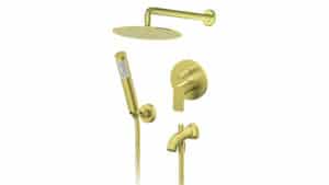 S2 - Uzidna baterija za tuš kabinu, Gold matt - 231701G1
