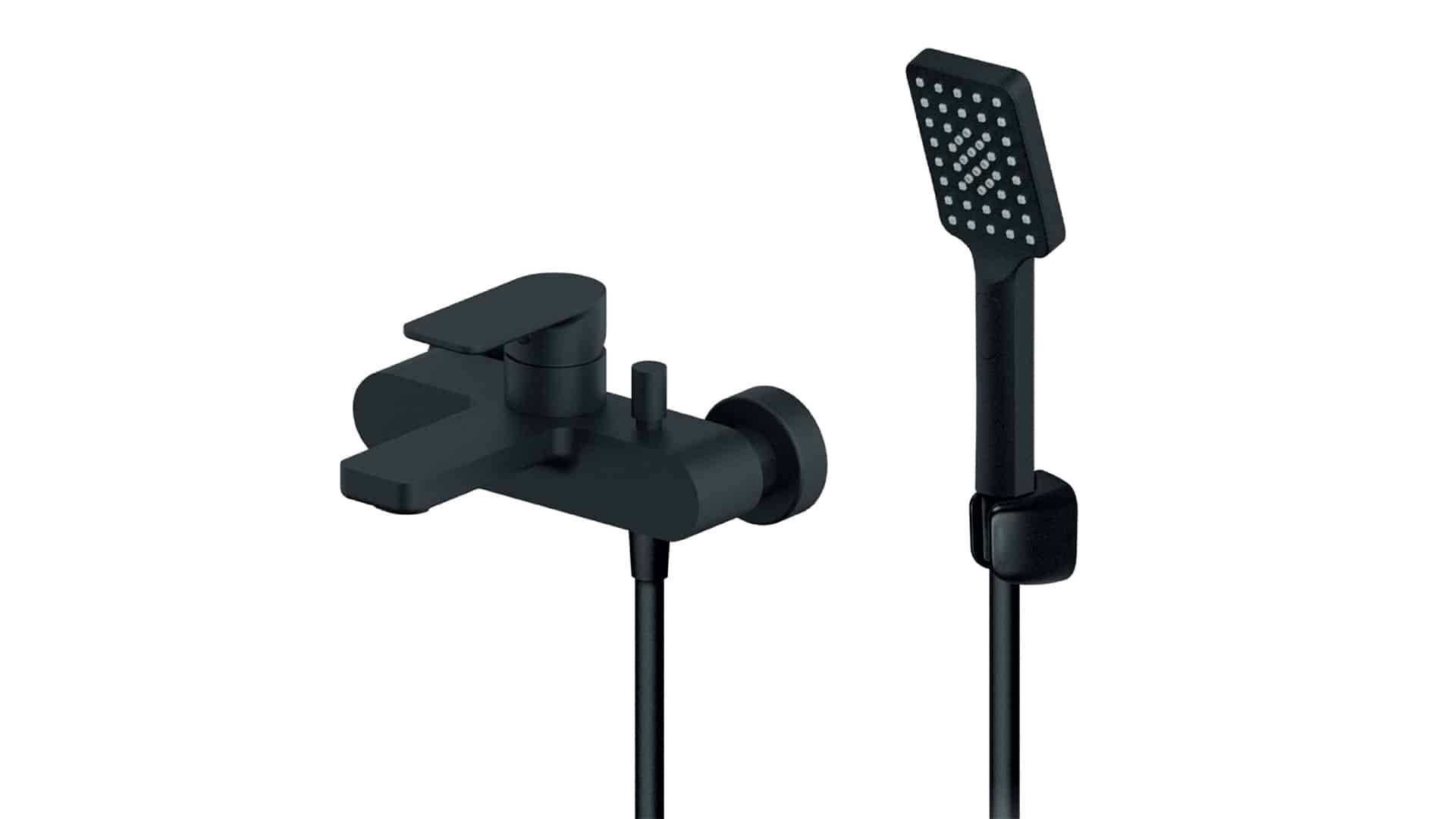 S2 - Baterija za kadu, Black matt - 233101B