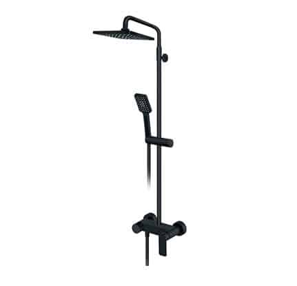 S2 - Baterija za usponski tuš, Black matt - 237251B