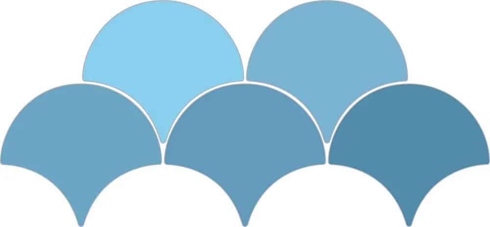 Sailing Drop Blue 15,2x17,2 Glossy
