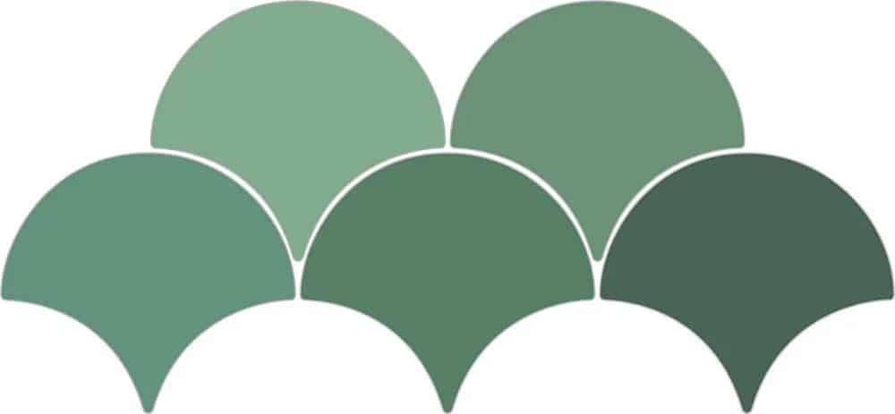 Sailing Drop Emerald 15,2x17,2 Glossy