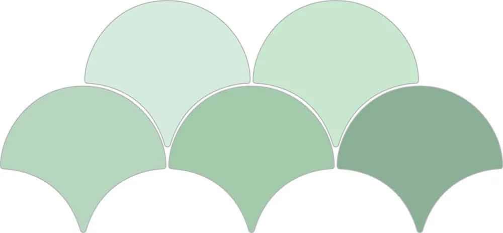 Sailing Drop Green 15,2x17,2 Glossy