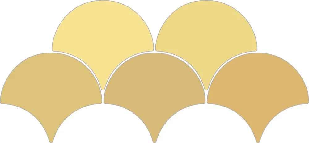 Sailing Drop Mustard 15,2x17,2 Glossy