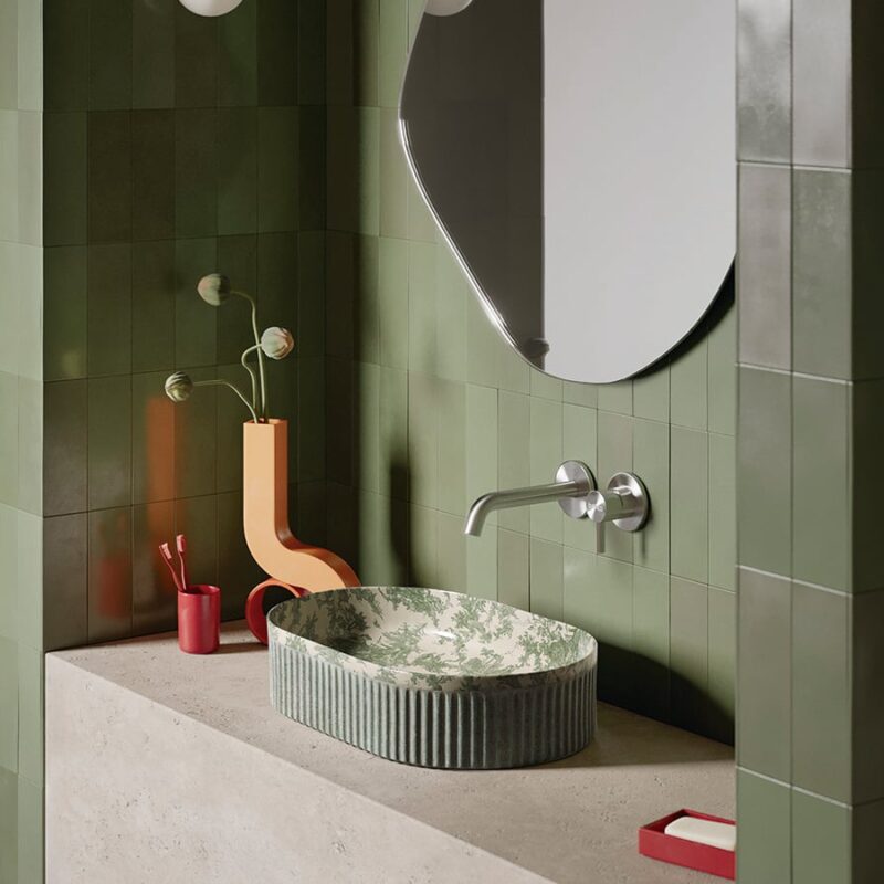 Wadi Oval Toile de Jouy 500x320x120